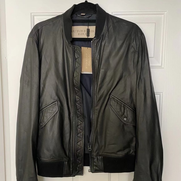 Burberry Leather Jacket Authentic